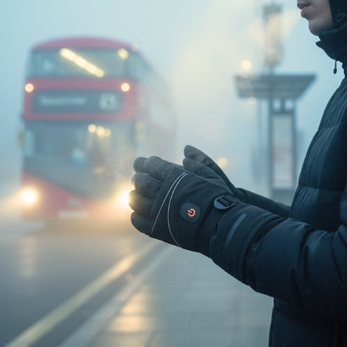 Rechargeable Heated Gloves – Waterproof, Touchscreen, 3 Heat Levels